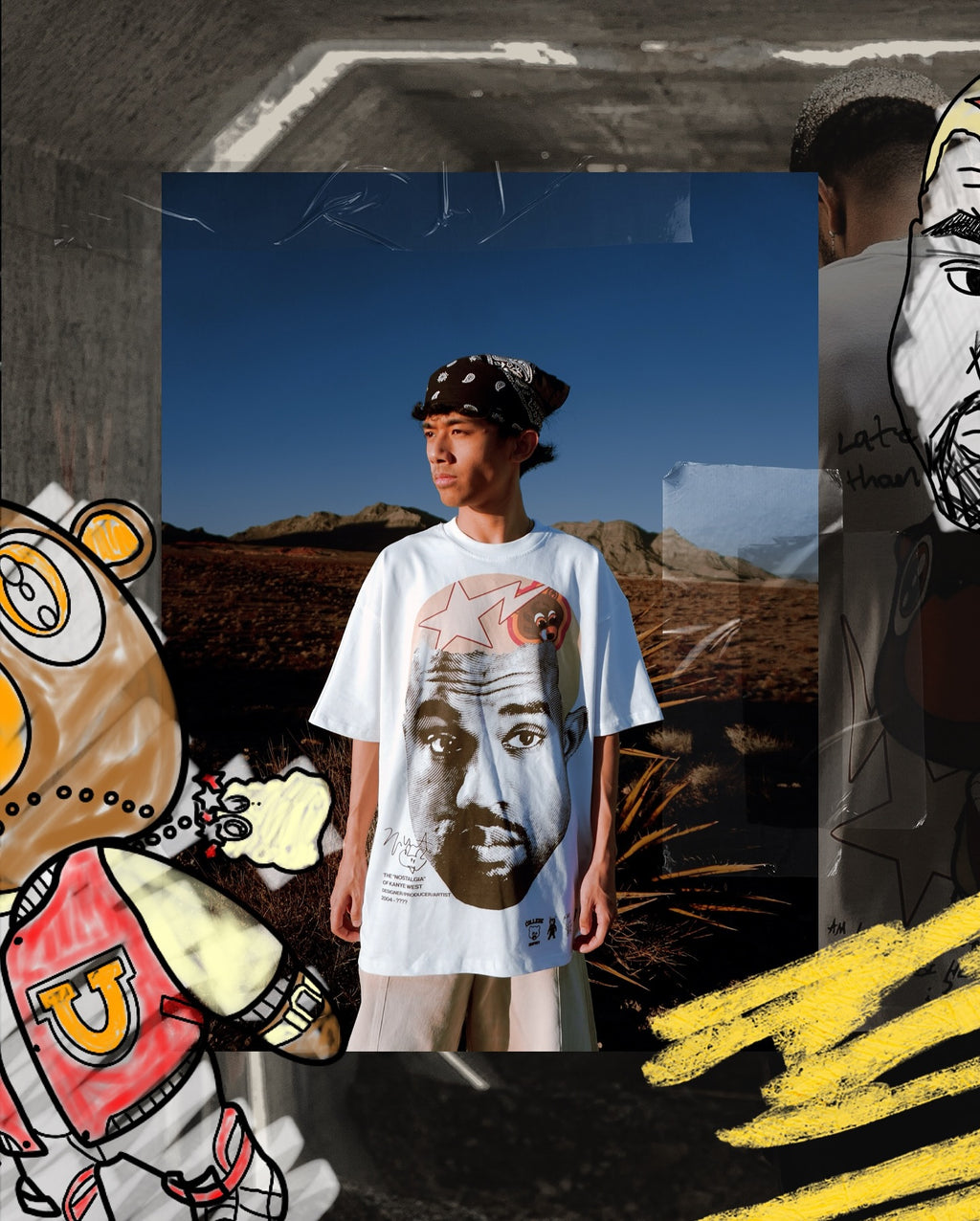 CAMISETA KANYE WEST DROPOUT