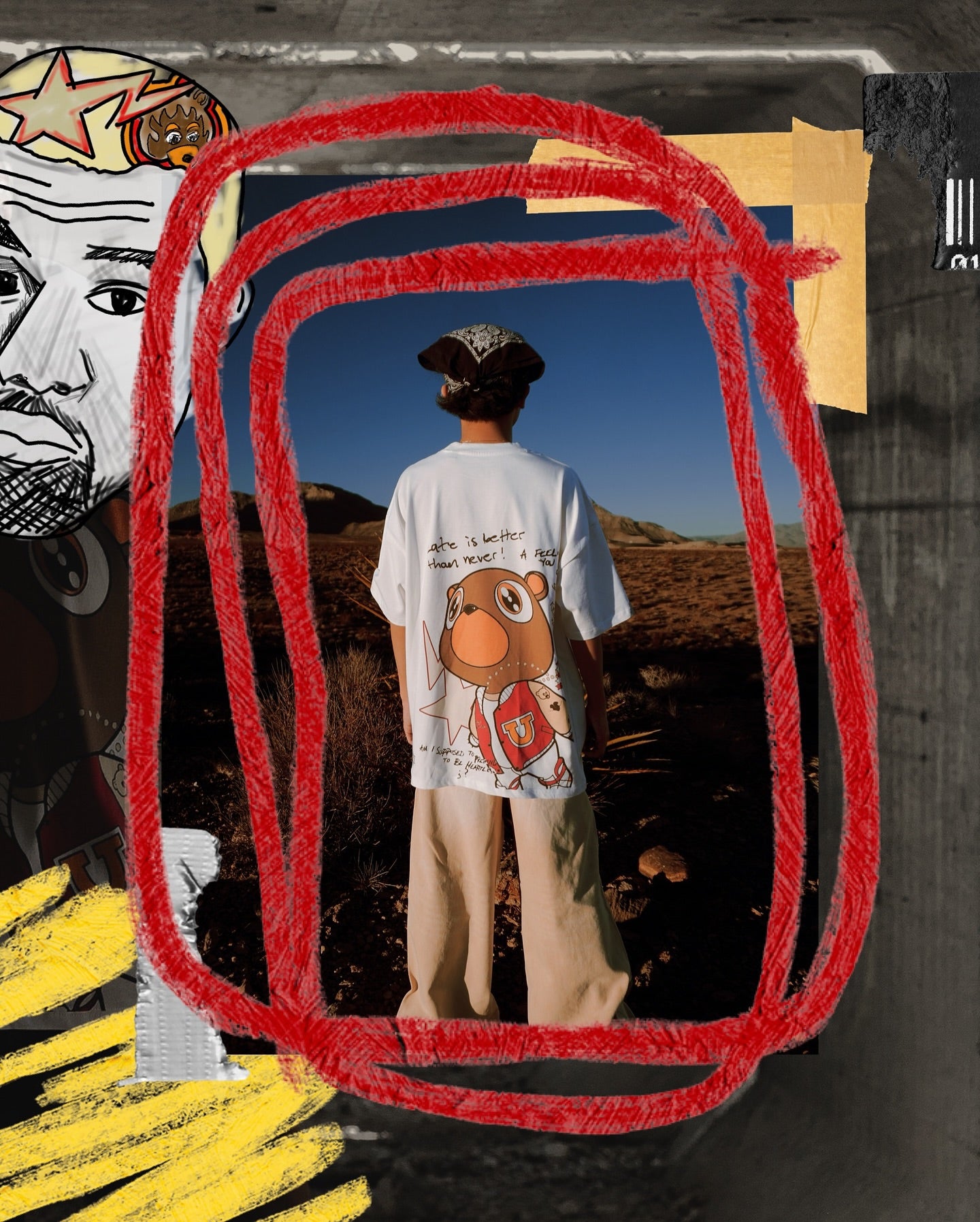 CAMISETA KANYE WEST DROPOUT